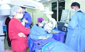 إجراء 85 عملية مياه بيضاء خلال يوم للقضاء على قوائم الانتظار