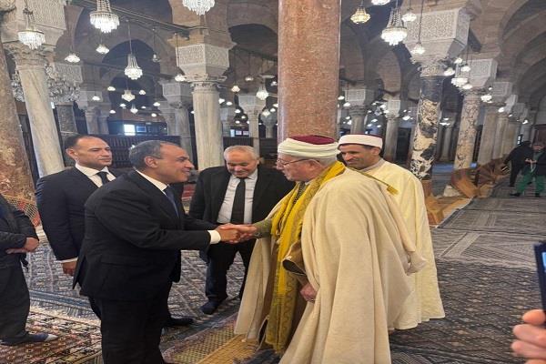 وزير الخارجية يلتقي مفتي تونس لتعزيز التعاون الديني والثقافي| صور