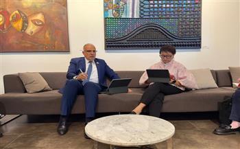 سويلم يلتقى المبعوثة الخاصة للأمين العام للأمم المتحدة للمياه بالسنغال