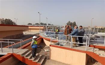 جولة ميدانية لرئيس مياه الشرقية لمتابعة سير العمل بمحطات أبو كبير