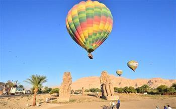 الأقصر: عودة رحلات البالون وتحليق 90 رحلة تقل أكثر من 1840 سائحا