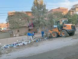جهود الوحدة المحلية لمركز ومدينة الواسطى في ملفات النظافة ومواجهة التعديات 