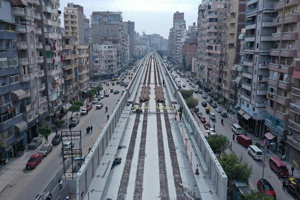 «النقل» تكشف عن أحدث تصوير جوي لتقدم أعمال تنفيذ مشروع المرحلة الأولى من مترو الإسكندرية