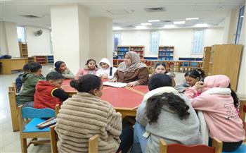 ورشة حكي بمكتبة البحر الأعظم الثقافية بعنوان "الطاقة النظيفة طريقنا لحماية كوكب الأرض"