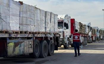 قافلة "زاد العزة" الـ 125 تدخل إلى الفلسطينيين في قطاع غزة