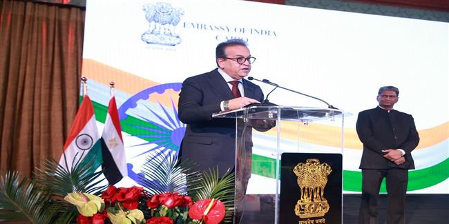 خالد عبد الغفار يشارك في احتفال سفارة الهند بالذكرى الـ77 لعيد الجمهورية