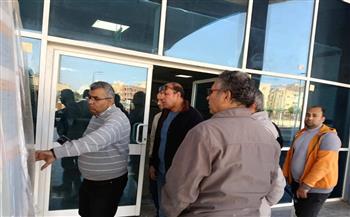 مساعد وزير الصحة يتفقد مشروع مستشفى العبور بنسبة تنفيذ 98%