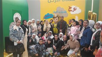 زيارات تفقدية وورش ثقافية لأطفال الأسمرات بمعرض القاهرة الدولي للكتاب 