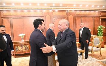 وزير الرياضة يهنئ المستشار هشام بدوي لانتخابه رئيسا لمجلس النواب 