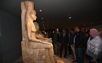 الأمين العام للمجلس الأعلى للآثار يتفقد عددا من المشروعات الأثرية بالأقصر