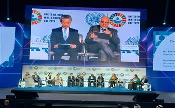 وزير الري يشارك في فعاليات "الجلسة التشاركية لرؤساء مؤتمر الأمم المتحدة للمياه ورؤساء الحوارات التفاعلية"