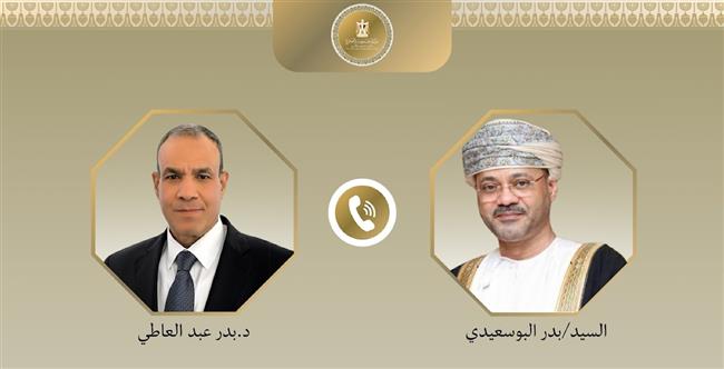 وزير الخارجية ونظيره العماني يؤكدان أهمية تكثيف الجهود لتجنب انزلاق الإقليم إلى عدم الاستقرار