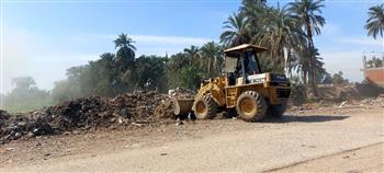 تنفيذًا لتوجيهات محافظ قنا.. رفع 80 طن تراكمات ومخلفات خلال حملات نظافة وتشجير