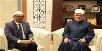مفتي الجمهورية يستقبل وفدًا من مكتب شيخ الإسلام في تايلاند لبحث سبل التعاون
