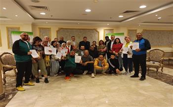 اختتام المعسكر التدريبي الدولي الأول لرياضة اليوغاسانا بشرم الشيخ