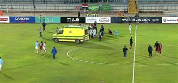 الدوري الممتاز.. محمود حماده "يخلع القلوب" بعد تعرضه للإغماء أمام سيراميكا