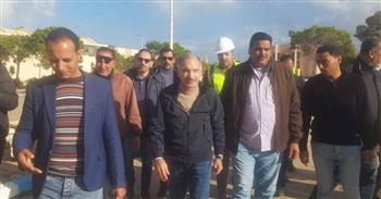 رئيس مياه كفر الشيخ يتفقد محطة مياه فوه لمتابعة سير العمل وأعمال الصيانة