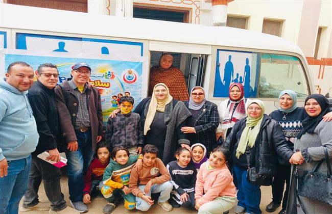 مسرح عرائس وورش فنية بالمشروع الثقافي للمناطق الجديدة الآمنة في سندوب بالدقهلية 