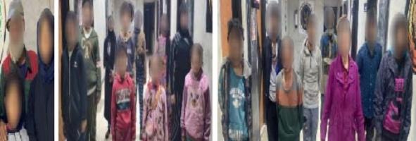 ضبط 13 متهمًا باستغلال أطفال الأحداث في أعمال التسول بالقاهرة والجيزة 