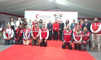 رئيسة القومي للطفولة ووزيرة التضامن تشهدان توقيع بروتوكول تعاون بين المجلس والهلال الأحمر