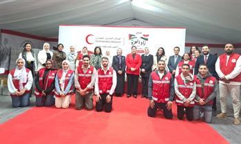 رئيسة القومي للطفولة ووزيرة التضامن تشهدان توقيع بروتوكول تعاون بين المجلس والهلال الأحمر