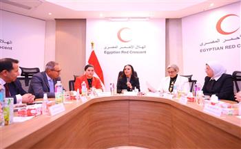 وزيرة التضامن تشهد توقيع الهلال الأحمر ستة بروتوكولات لتعزيز الشراكة المؤسسية