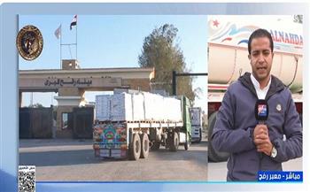 تحرك الفوج الثاني من القافلة الإنسانية رقم 127 عبر معبر رفح لدعم غزة