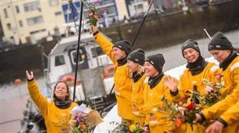 طاقم بحارة نسائي يحقق إنجازًا عالميًا غير مسبوق