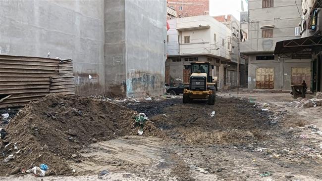 استمرار أعمال فريق التدخل السريع على مدار 3 أيام متتالية لرفع المخلفات بمختلف المناطق