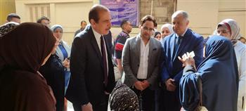 نائب وزير الصحة يتفقد مستشفى التحرير العام بالجيزة ويضع خطة عاجلة لانتظام عيادات التأمين الصحي 