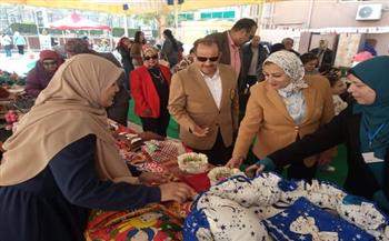 افتتاح معرض «هي والمستقبل» للمنتجات اليدوية بنادي جزيرة الورد استعدادًا لرمضان