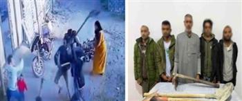 ضبط المتهمين بالتعدي على عامل وسيدتين في الشرقية 