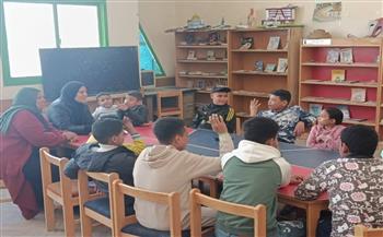 مكتبة الطفل والشباب بأسيوط الجديدة تلقى الضوء على جماليات اللغة العربية 