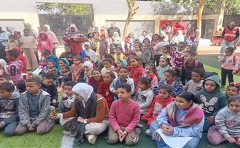 مدرسة منشأة زعفرانة تستقبل أنشطة ثقافية وفنية متنوعة ضمن برنامج المواطنة بالمنيا