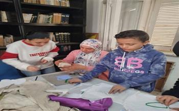 ورشة نسيج لإعادة تدوير الأقمشة والخيوط بمتحف طه حسين