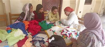 ختام فعاليات ورشة فن الخيامية بقصر ثقافة عين حلوان