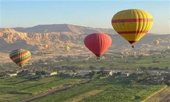 تحليق 150 رحلة بالون طائر تقل أكثر من 3500 سائح بالأقصر