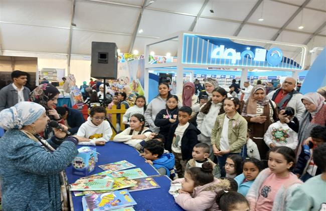 حكي ورسم ومسابقات.. مجلة "قطر الندى" تحتفي بأطفال معرض الكتاب بفعاليات ثقافية وفنية  