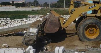 إزالة 9 حالات تعد على الأراضي الزراعية بحي وسط الإسكندرية