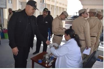 مديرية أمن البحر الأحمر تنظم حملة للتبرع بالدم لصالح المرضى والمصابين