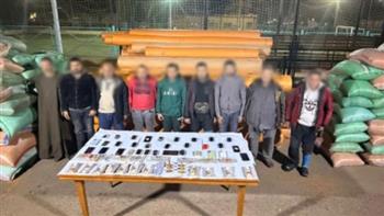 ضبط تشكيل عصابي تخصص في سرقة مواسير الغاز الطبيعي من المواقع تحت الإنشاء بقنا