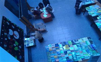 افتتاح معرض الكتب المستعملة بأسعار رمزية بمكتبة مصر العامة بدمياط 