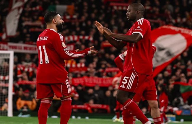 الدوري الإنجليزي.. صلاح يصنع الهدف الثالث لليفربول أمام نيوكاسل