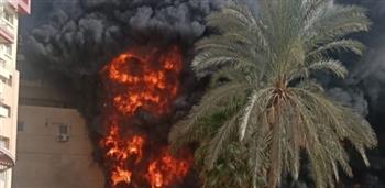 إصابة 23 شخصا باختناق في حريق متجر جملة وشاليه بالساحل الشمالي