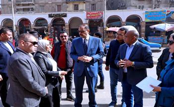 محافظ سوهاج يتفقد نفق الشهيد اللواء نبيل فراج وميدان العارف والمستشفى العام