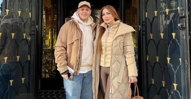 نسرين طافش تحتفل بعيد ميلاد زوجها