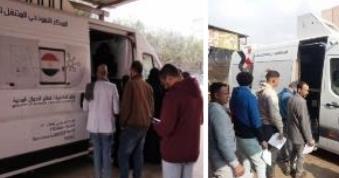 قوافل الأحوال المدنية تستخرج أكثر من 5 آلاف بطاقة رقم قومي للمواطنين في المحافظات