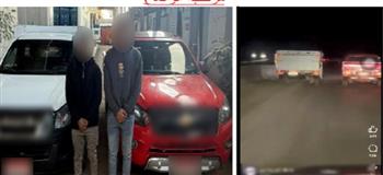 الأمن يضبط قائدي سيارتي ربع نقل للسير برعونة في الغربية