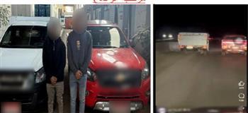 الأمن يضبط قائدي سيارتي ربع نقل للسير برعونة في الغربية