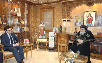 البابا تواضروس الثاني يستقبل وزير الثقافة بالكاتدرائية المرقسية لتهنئته بعيد الميلاد المجيد وبحث آفاق التعاون 